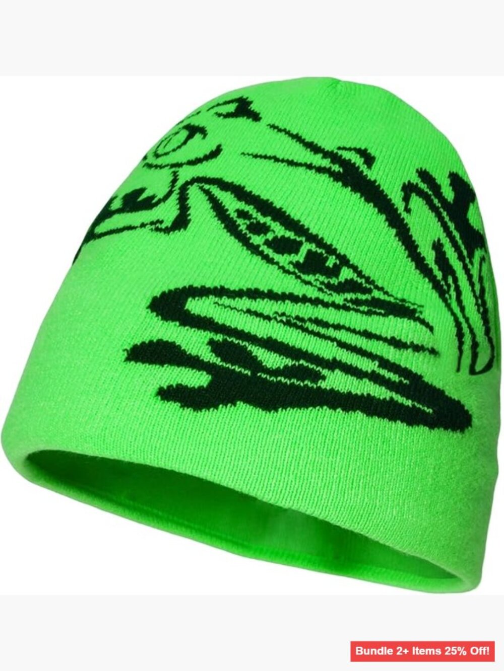 Men's Y2K Graphic Knit Beanie Hat Streetwear Skullcap Soft Stretchable